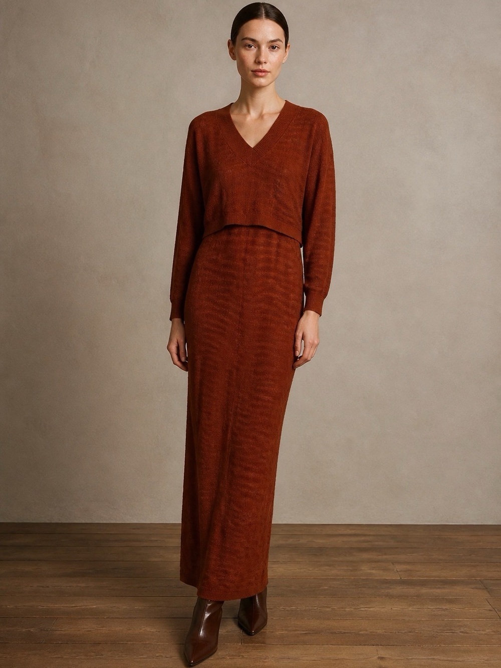 ASOS Pullover Knit Sweater Maxi Dress Size 0